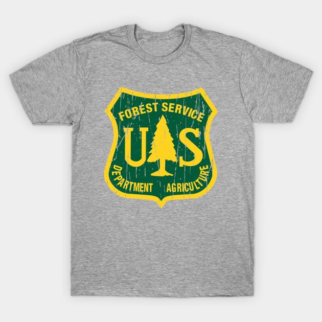 US FOREST SERVICE DEPARTMENT OF AGRICULTURE T-Shirt by Cult Classics